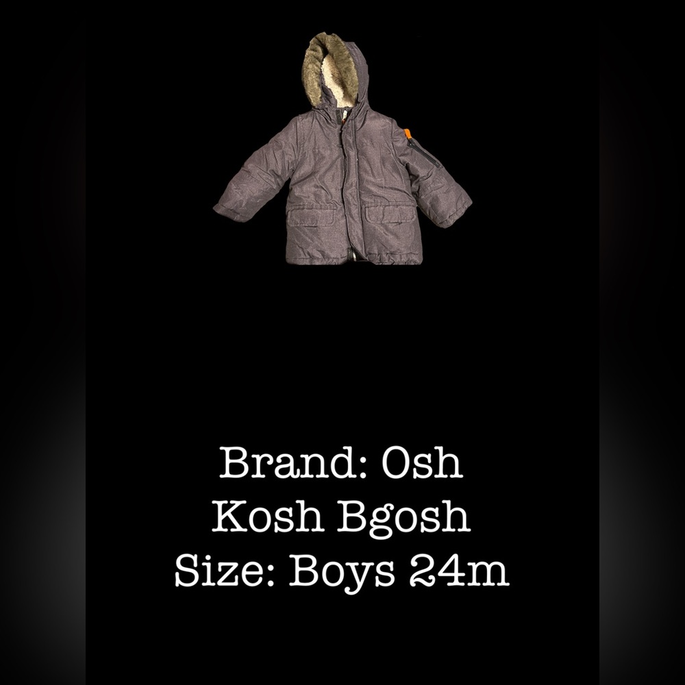 Boys winter jacket size 24m